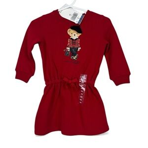Ralph Lauren Infant Girls Bear Dress 9m